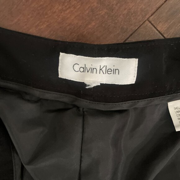 Women's Stunning Suit- Black Tuxedo Jacket & Dress Pants-Calvin Klein - Picture 5 of 13